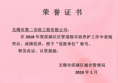 2018年濱湖區養護優勝單位